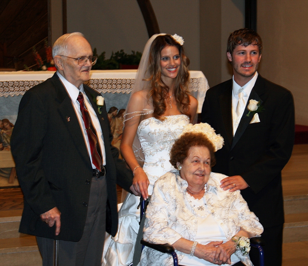Mom and Dad with the Newlyweds